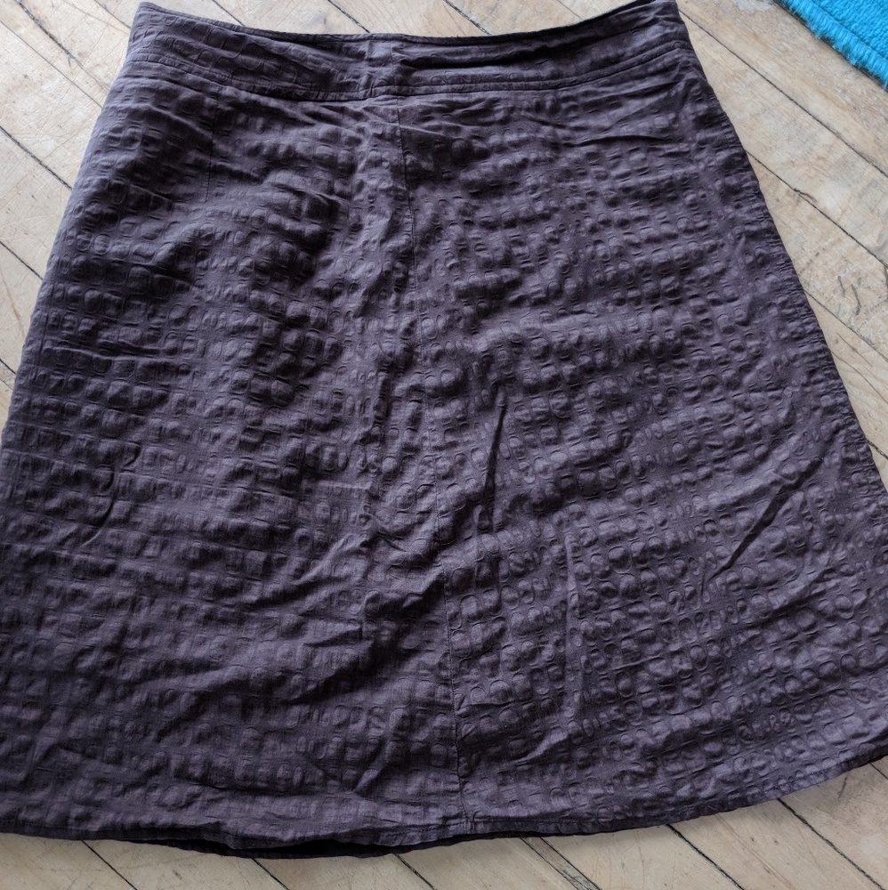 Brown A-line ladies shirt
